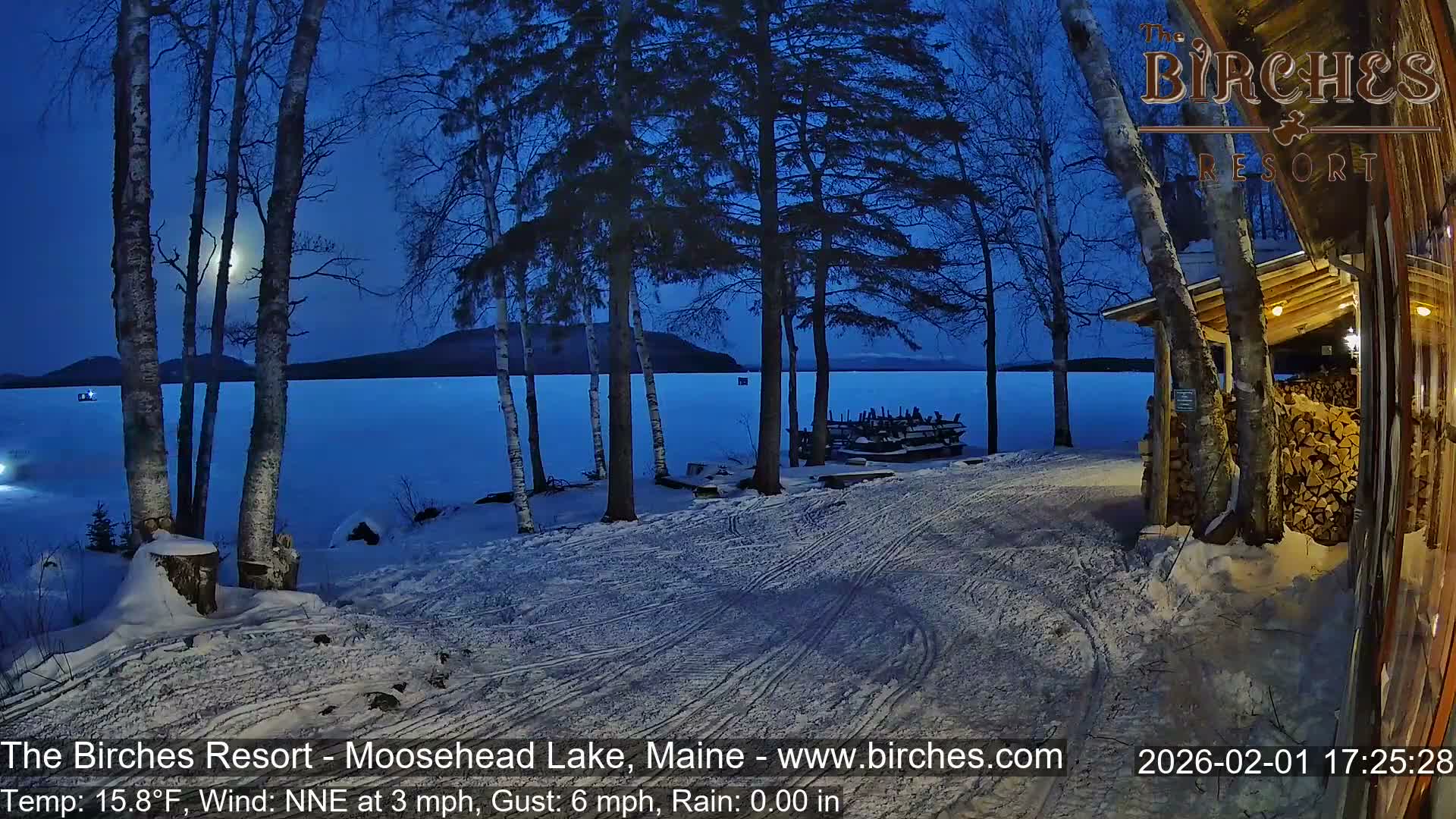 The Birches Resort Outdoo Moosehead Lake, Live Cam - Rockwood, Maine, USA
