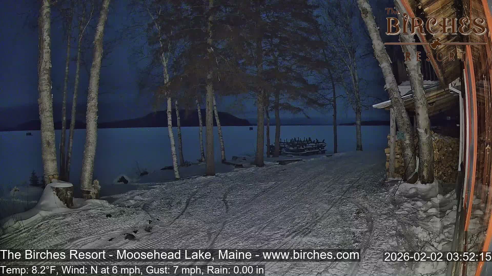 The Birches Resort Outdoo Moosehead Lake, Live Cam - Rockwood, Maine, USA