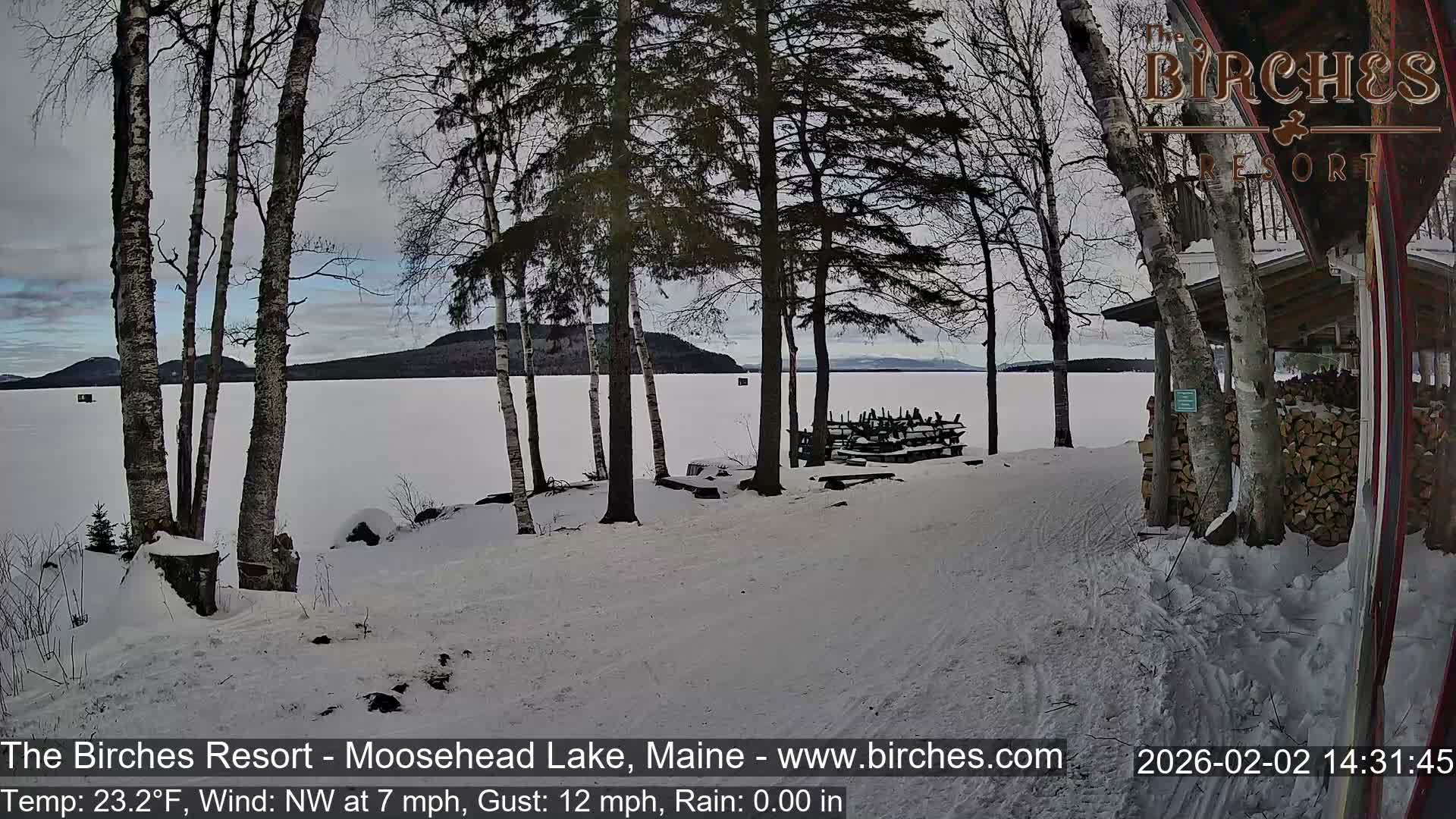 The Birches Resort Outdoo Moosehead Lake, Live Cam - Rockwood, Maine, USA