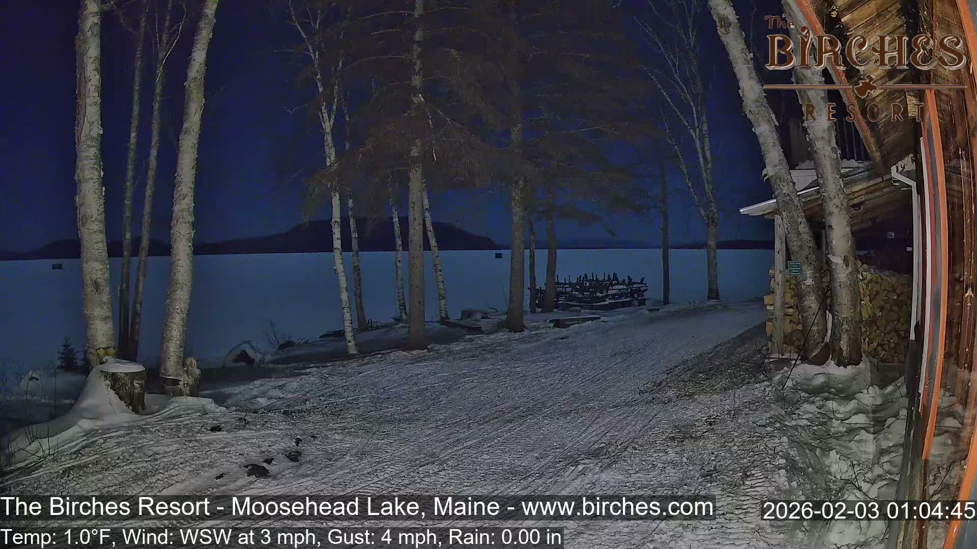 The Birches Resort Outdoo Moosehead Lake, Live Cam - Rockwood, Maine, USA