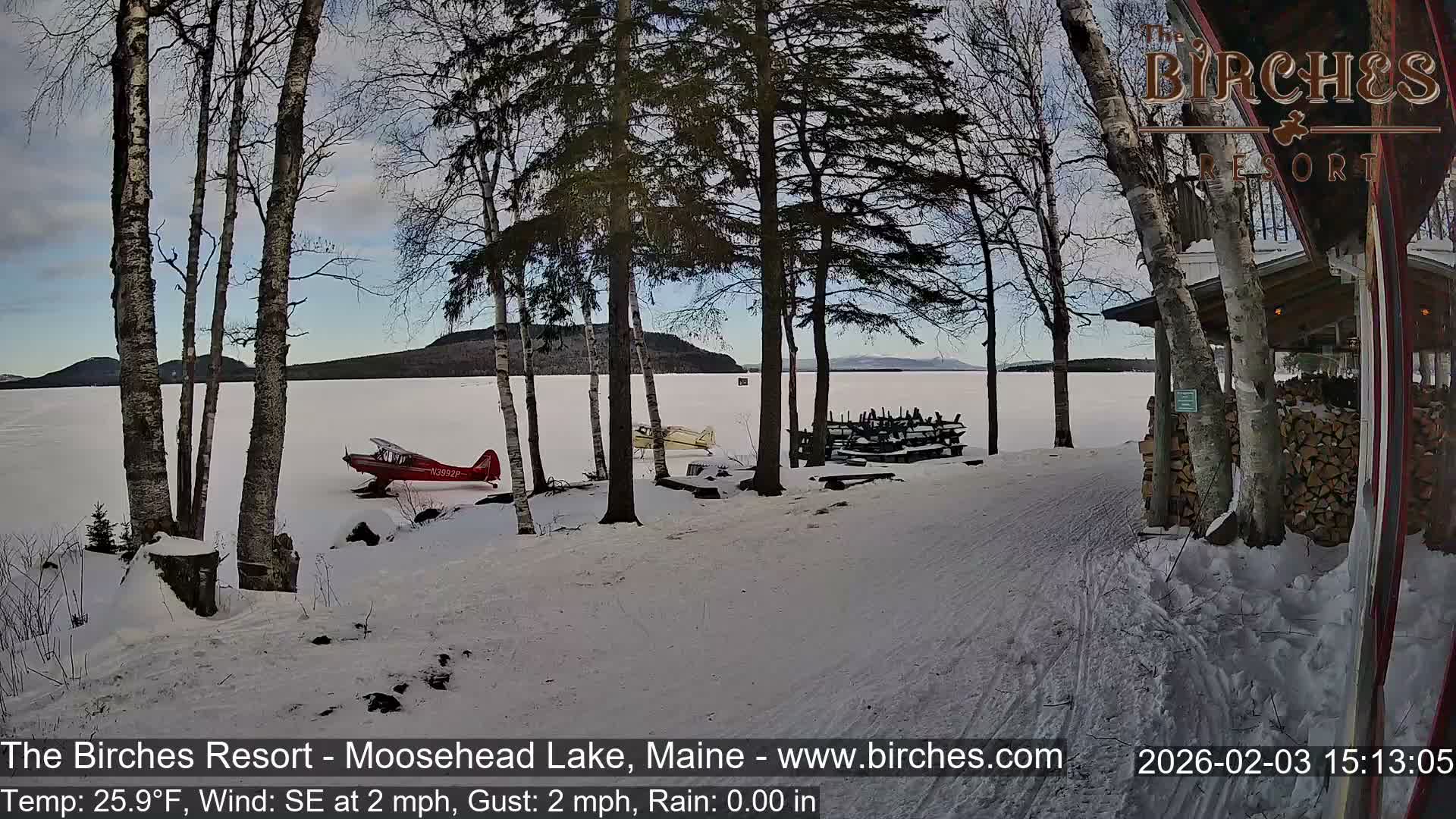 The Birches Resort Outdoo Moosehead Lake, Live Cam - Rockwood, Maine, USA