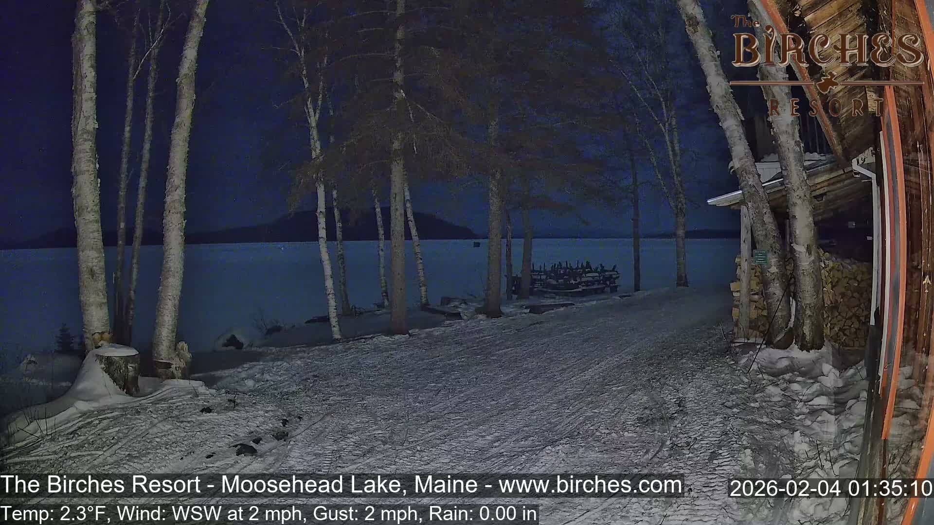The Birches Resort Outdoo Moosehead Lake, Live Cam - Rockwood, Maine, USA