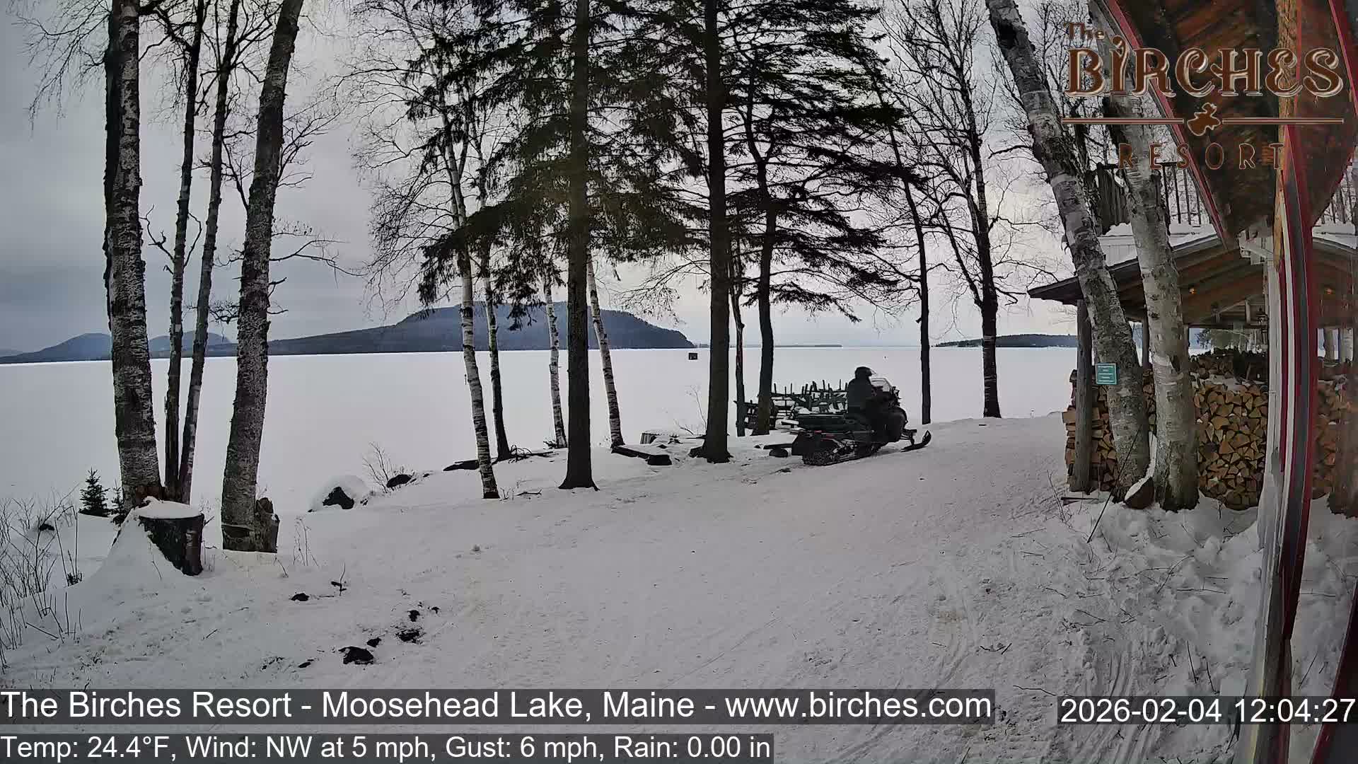 The Birches Resort Outdoo Moosehead Lake, Live Cam - Rockwood, Maine, USA