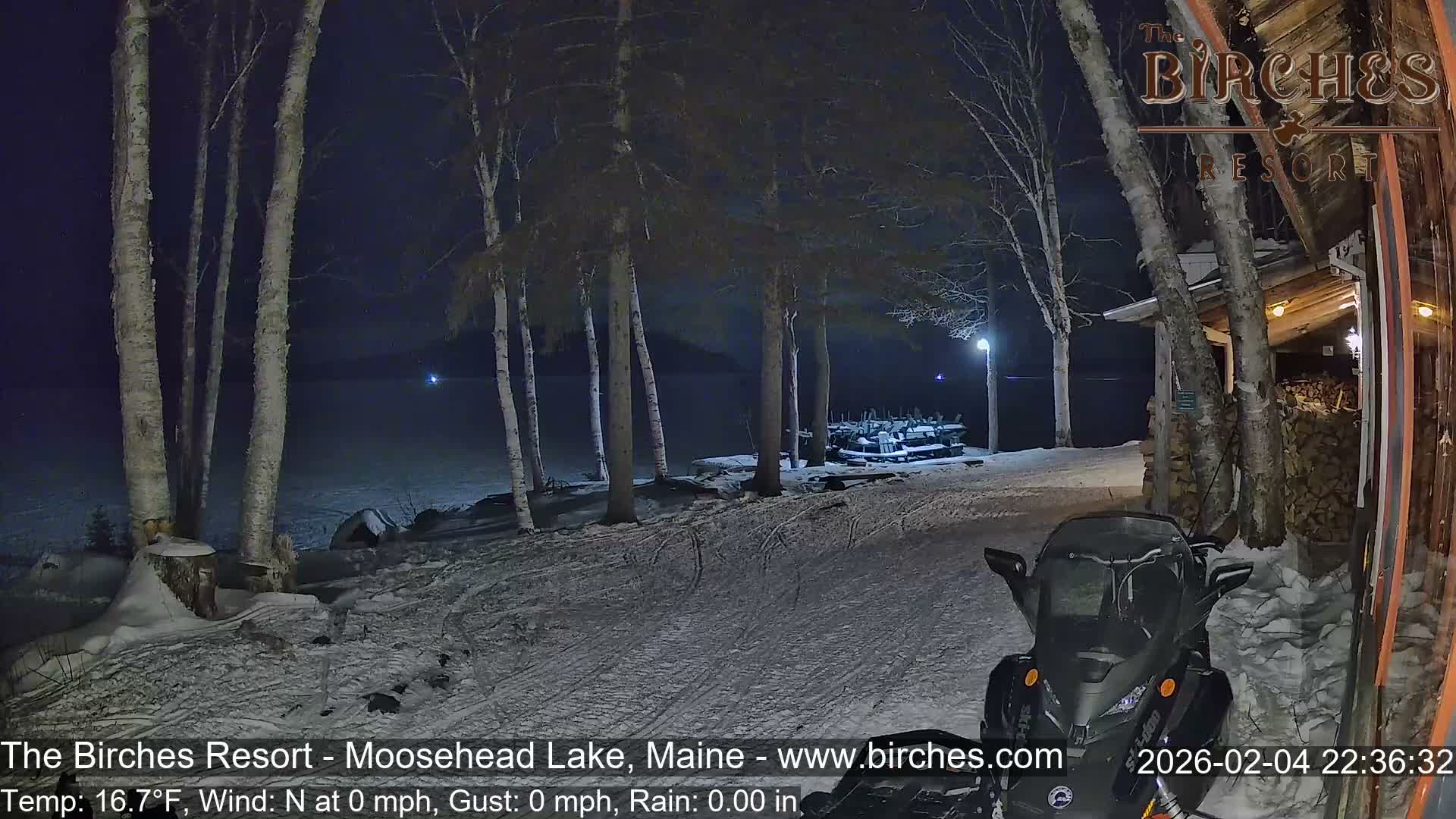The Birches Resort Outdoo Moosehead Lake, Live Cam - Rockwood, Maine, USA