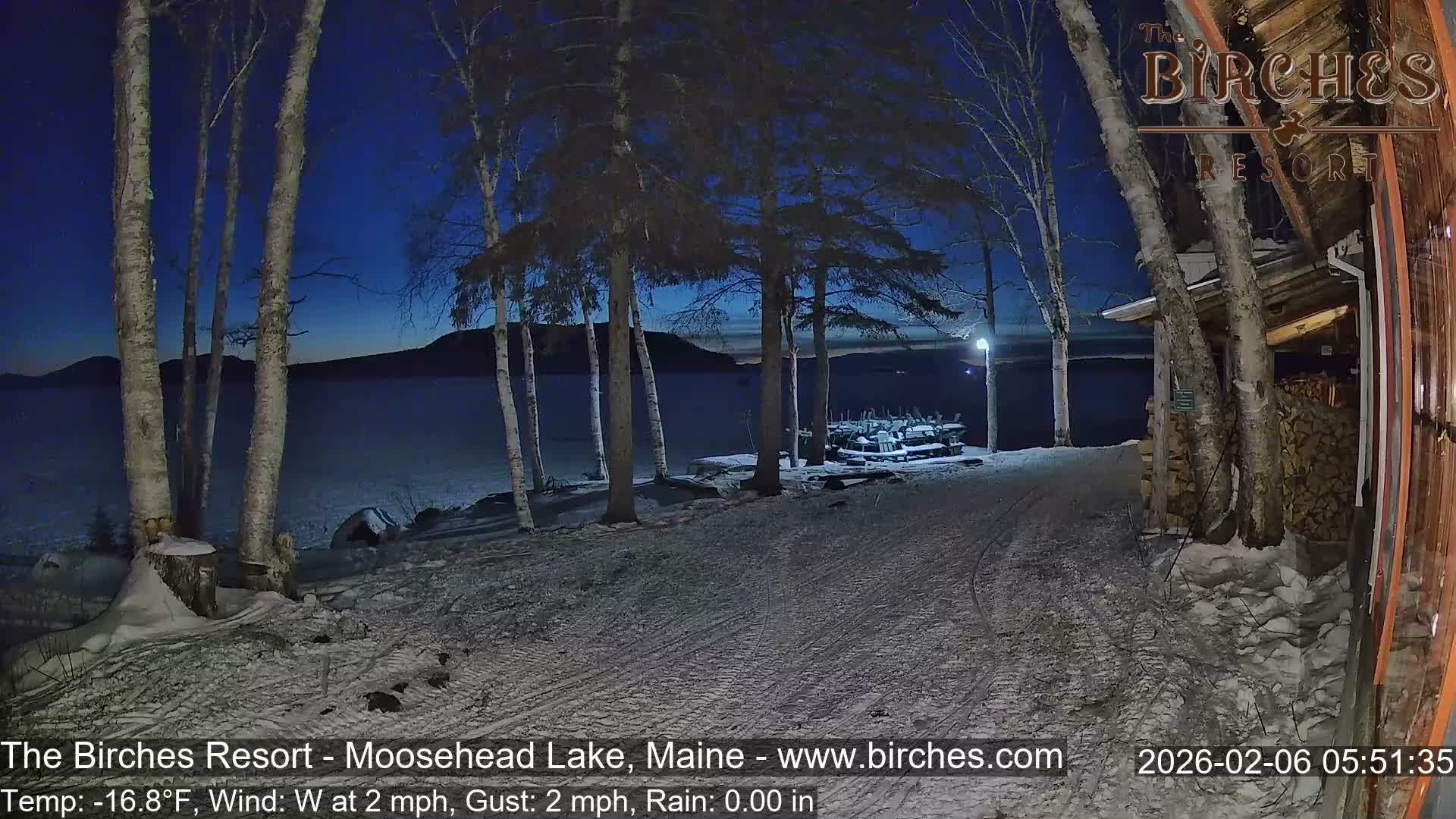 The Birches Resort Outdoo Moosehead Lake, Live Cam - Rockwood, Maine, USA