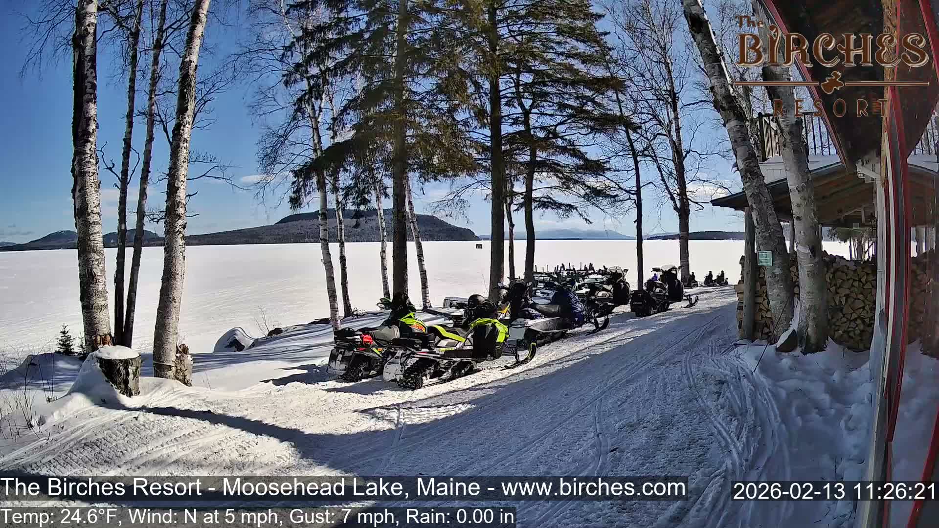 The Birches Resort Outdoo Moosehead Lake, Live Cam - Rockwood, Maine, USA