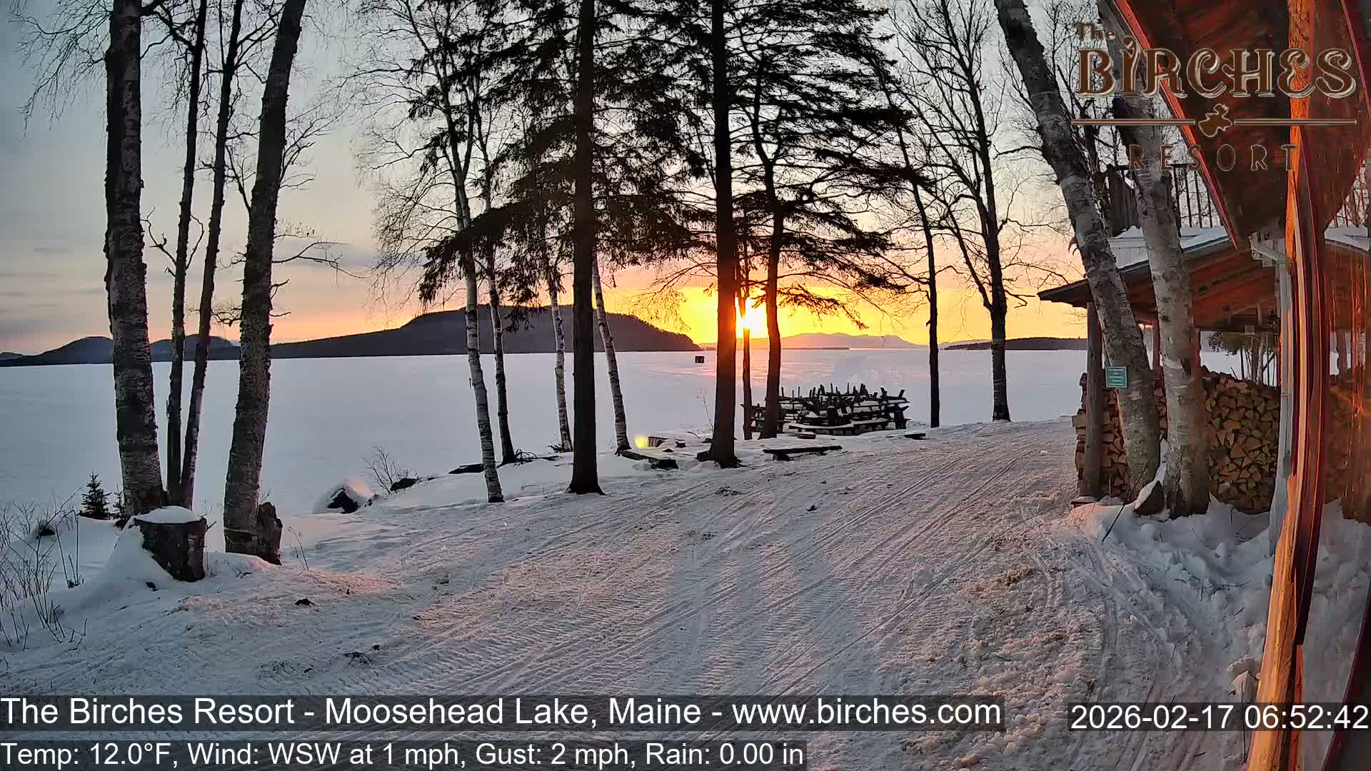 The Birches Resort Outdoo Moosehead Lake, Live Cam - Rockwood, Maine, USA