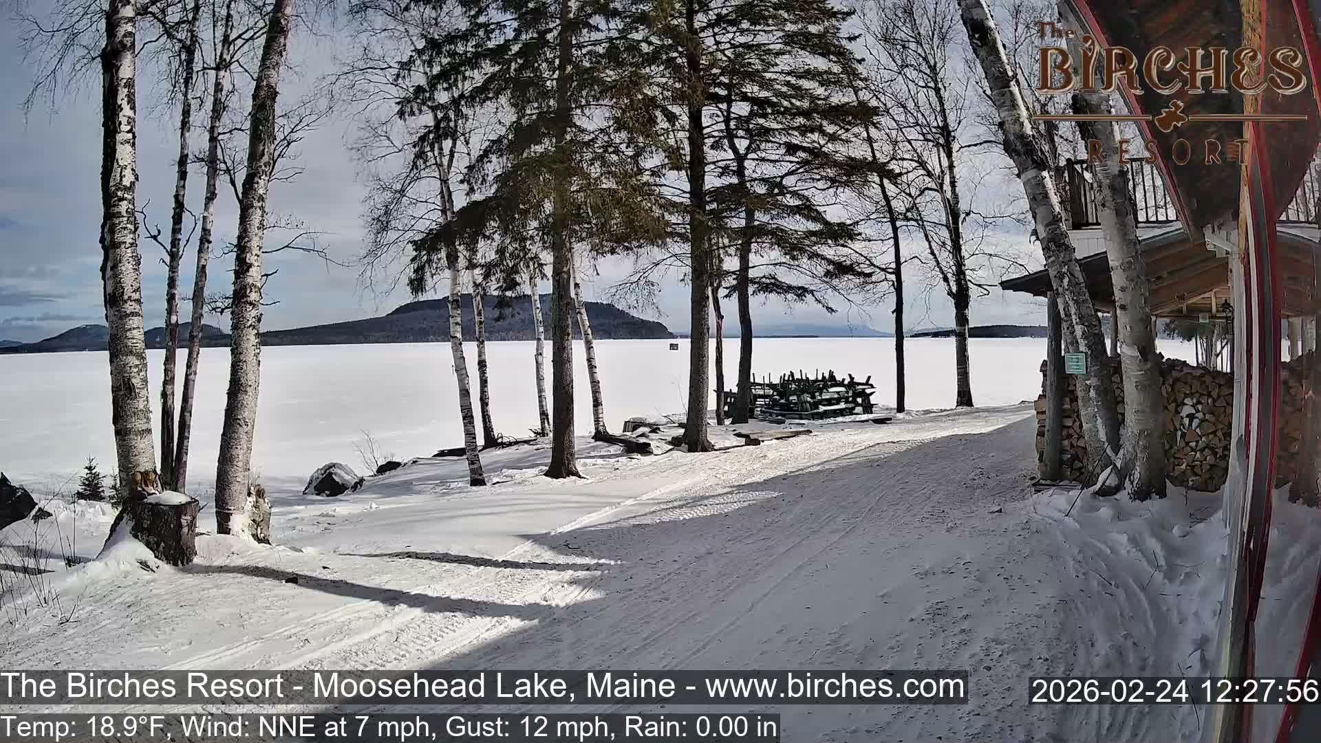 The Birches Resort Outdoo Moosehead Lake, Live Cam - Rockwood, Maine, USA