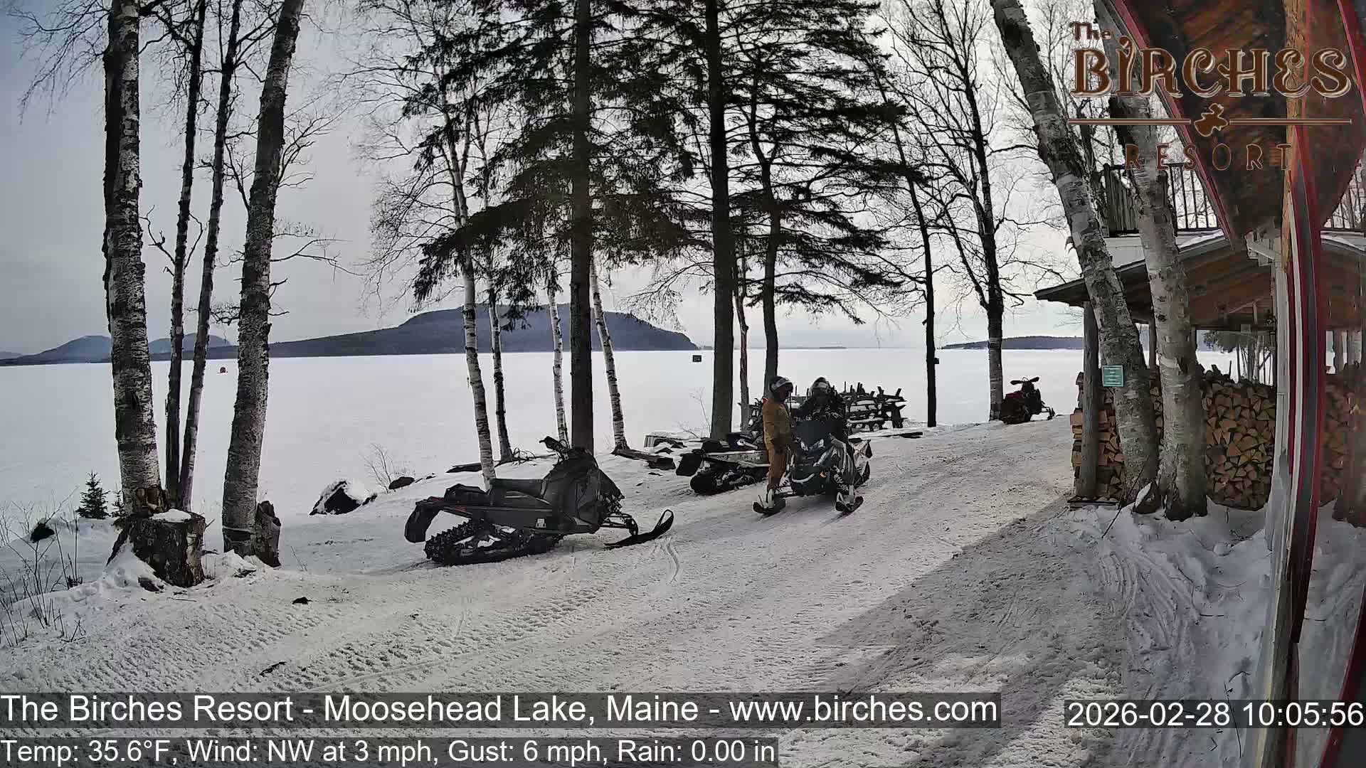 The Birches Resort Outdoo Moosehead Lake, Live Cam - Rockwood, Maine, USA