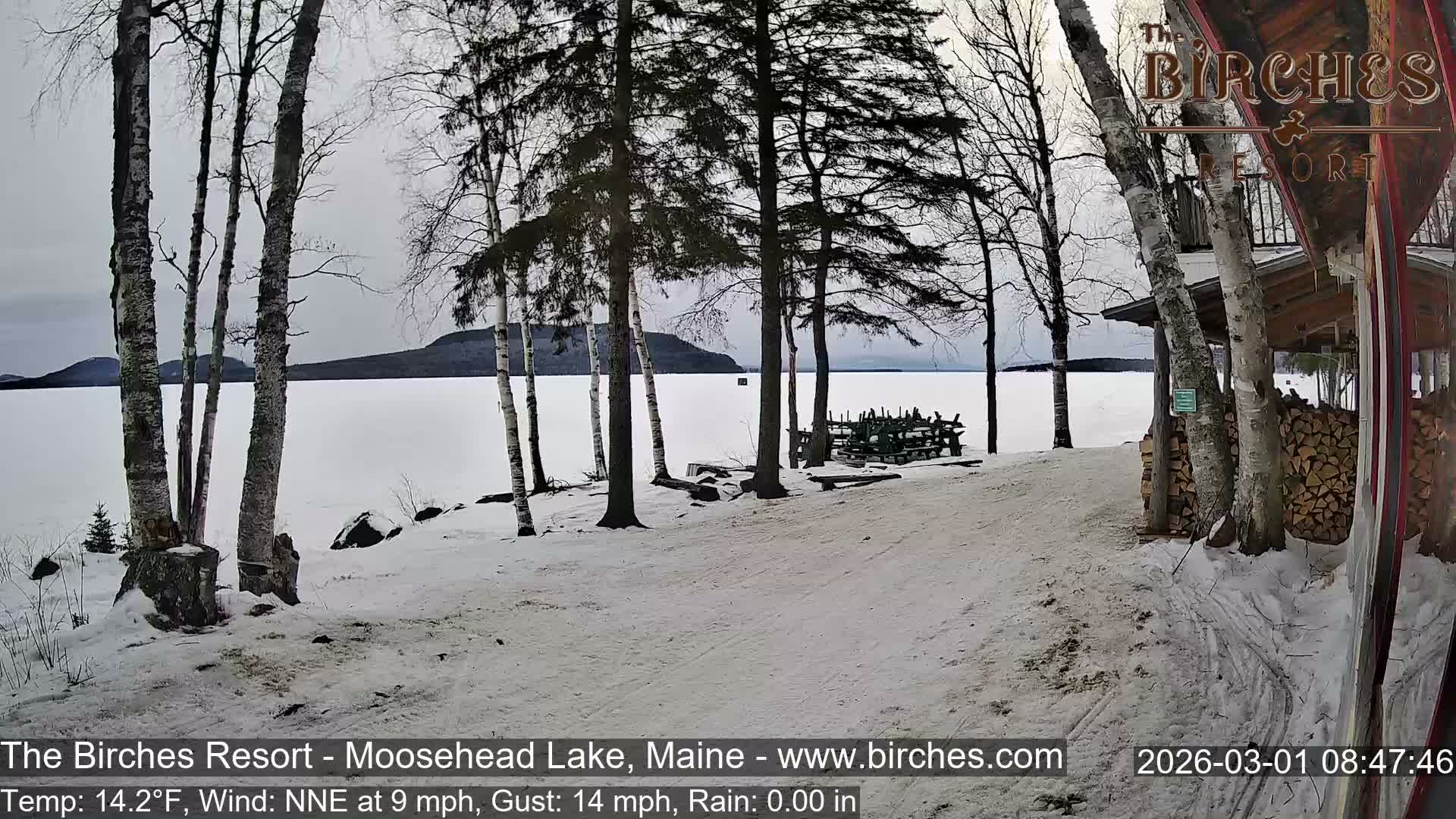 The Birches Resort Outdoo Moosehead Lake, Live Cam - Rockwood, Maine, USA
