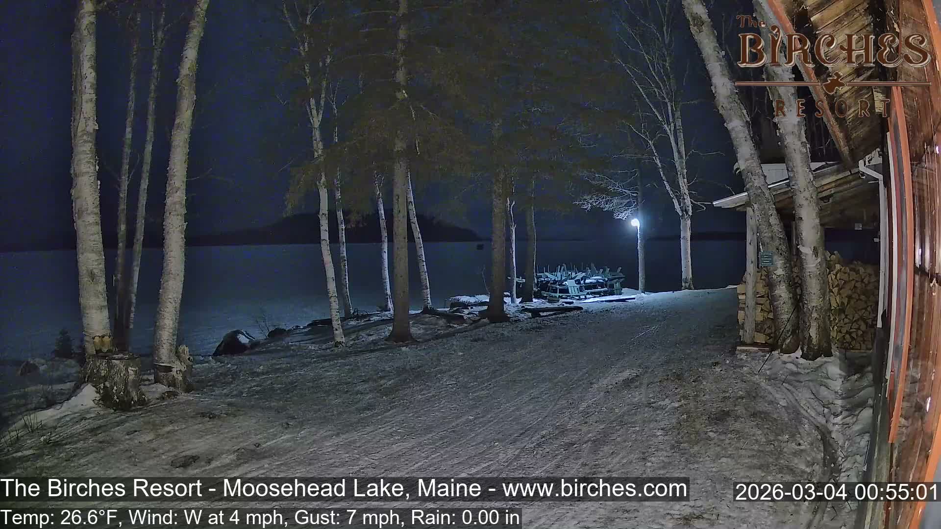 The Birches Resort Outdoo Moosehead Lake, Live Cam - Rockwood, Maine, USA