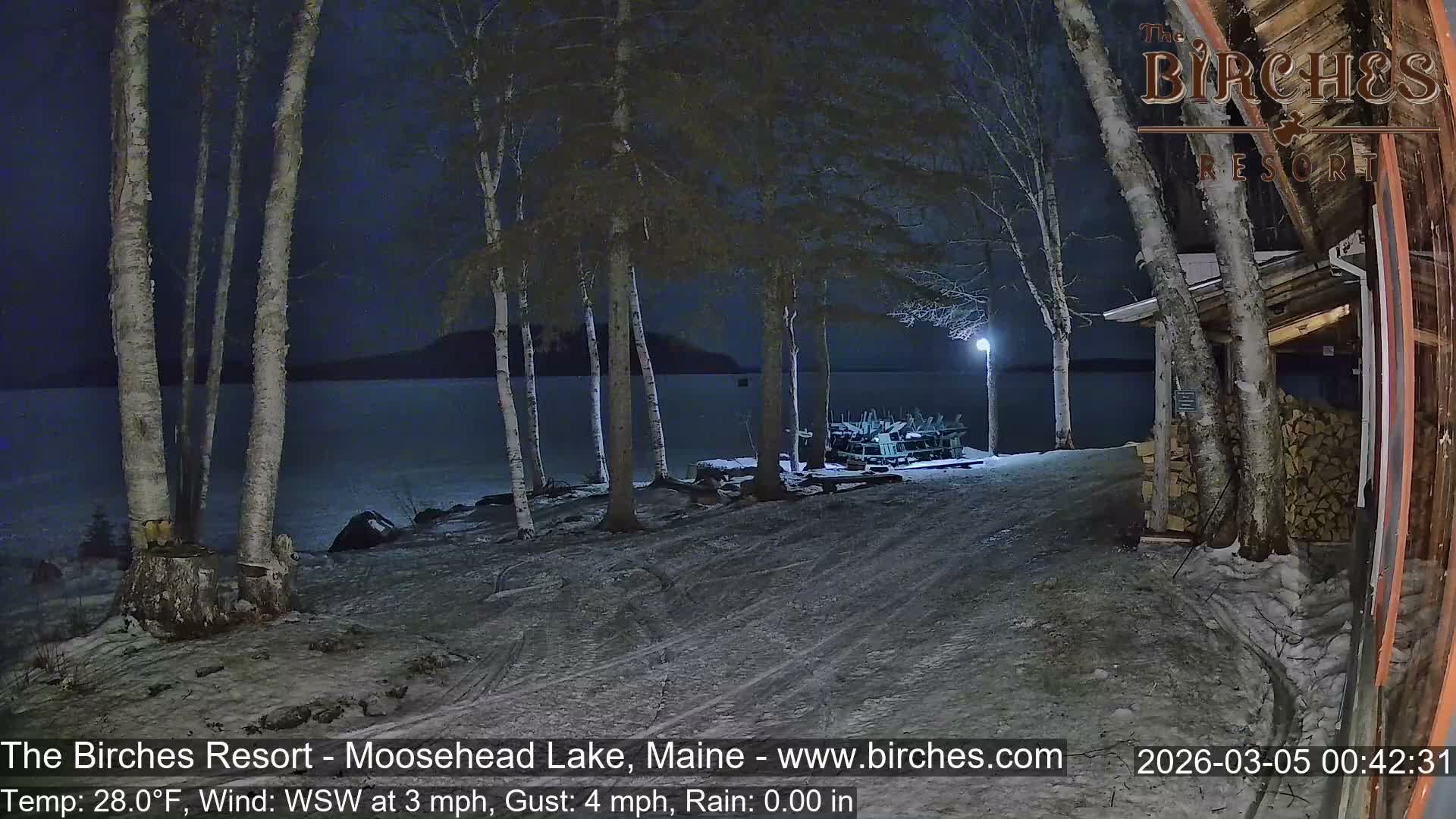 The Birches Resort Outdoo Moosehead Lake, Live Cam - Rockwood, Maine, USA