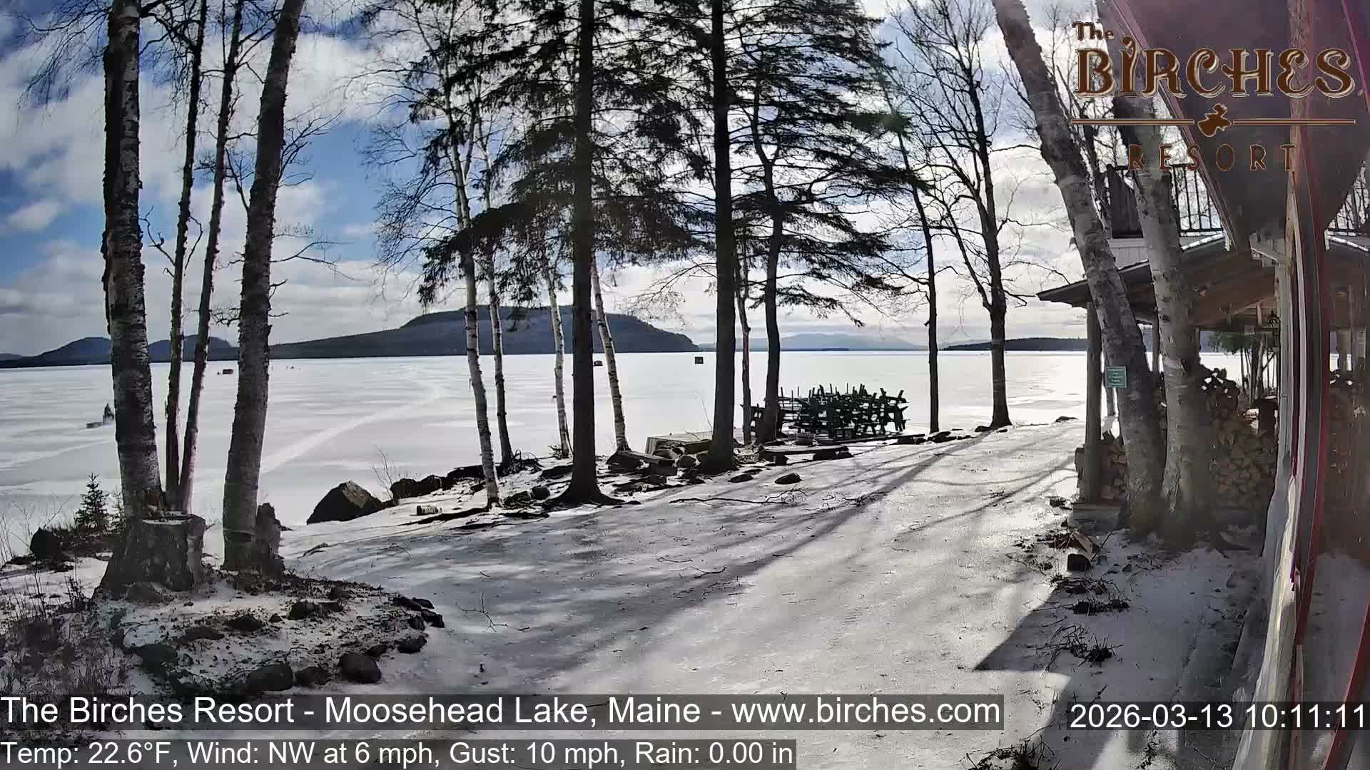The Birches Resort Outdoo Moosehead Lake, Live Cam - Rockwood, Maine, USA