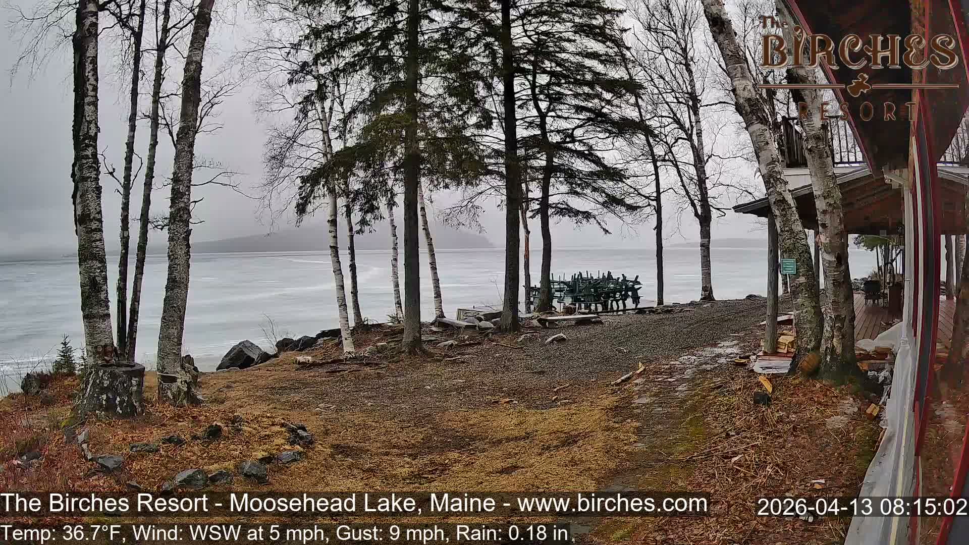 The Birches Resort Outdoo Moosehead Lake, Live Cam - Rockwood, Maine, USA