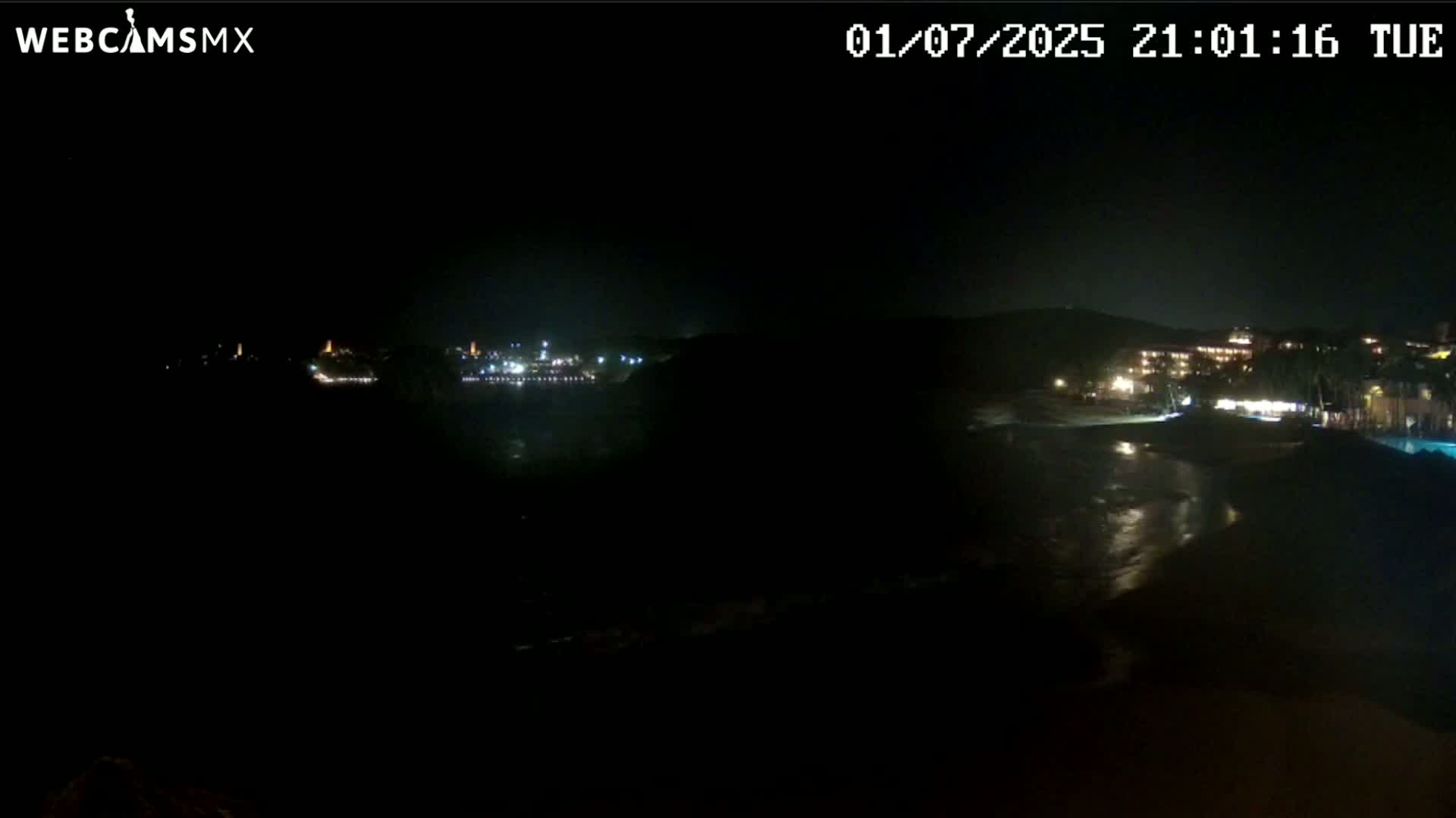 Crucecita, Playa Tangolunda Beach Live Cam - Santa Maria Huatulco, Oaxaca, Mexico
