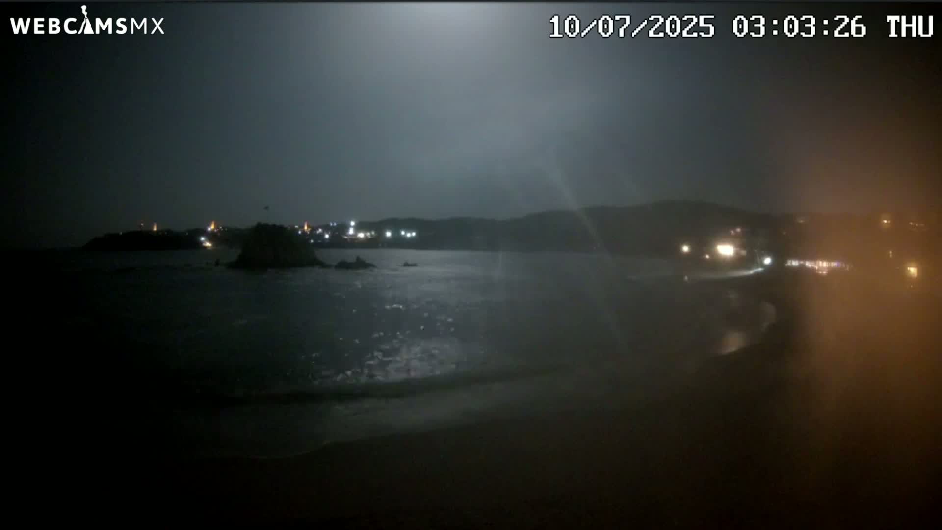 Crucecita, Playa Tangolunda Beach Live Cam - Santa Maria Huatulco, Oaxaca, Mexico
