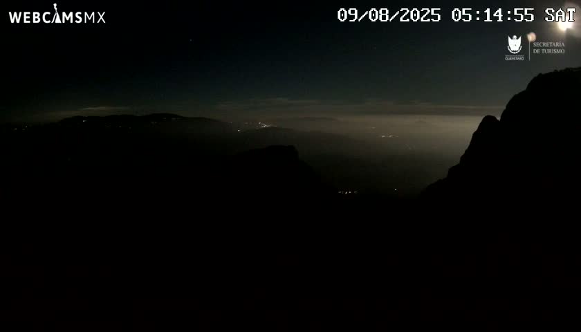 Pinal de Amoles, Mirador Cuatro Palos (Mirador Cuatro Viewpoint) Live Cam - Cadereyta de Montes, Queretaro, Mexico