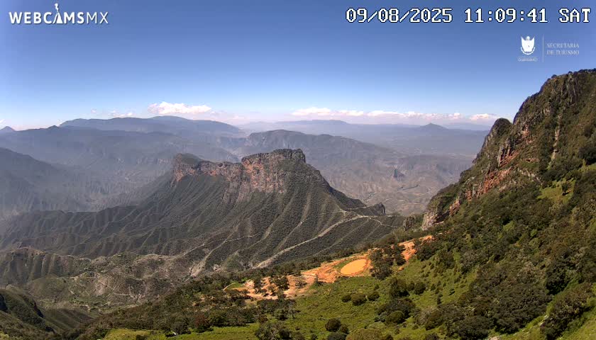 Pinal de Amoles, Mirador Cuatro Palos (Mirador Cuatro Viewpoint) Live Cam - Cadereyta de Montes, Queretaro, Mexico