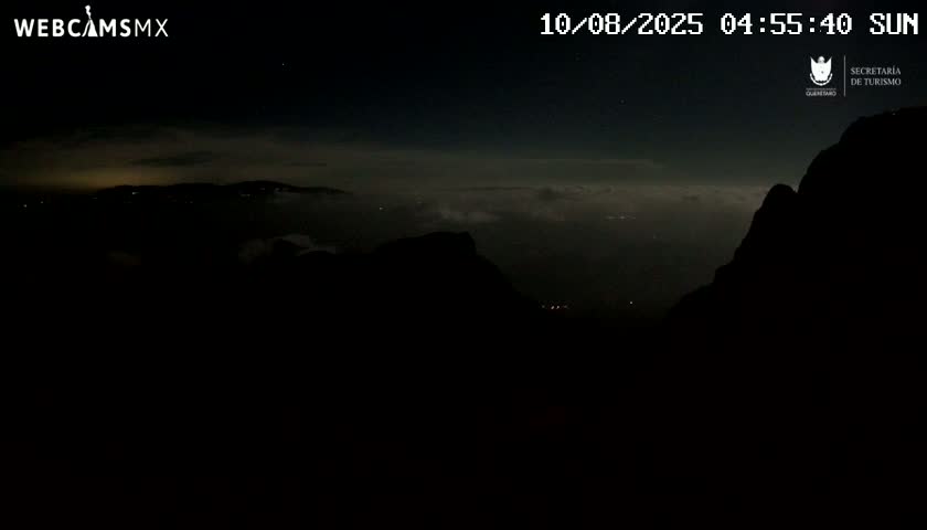 Pinal de Amoles, Mirador Cuatro Palos (Mirador Cuatro Viewpoint) Live Cam - Cadereyta de Montes, Queretaro, Mexico