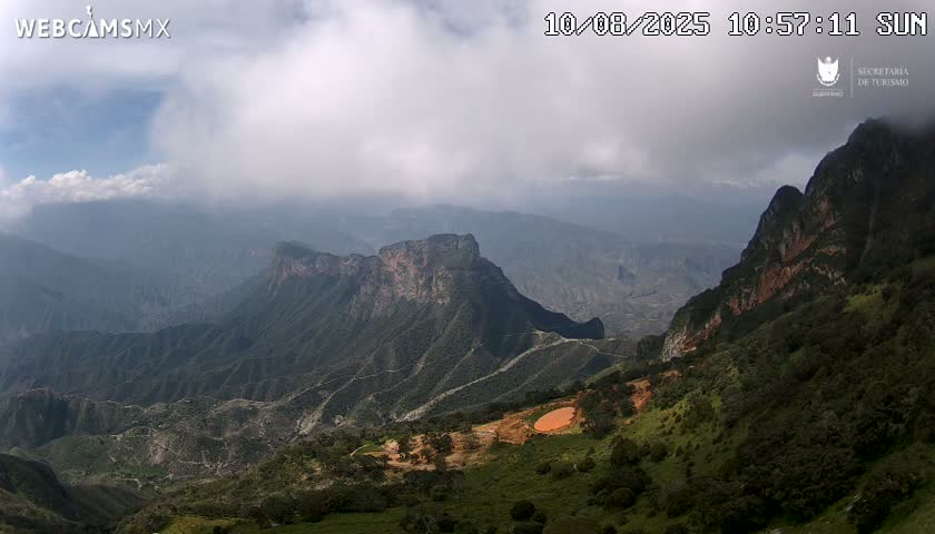 Pinal de Amoles, Mirador Cuatro Palos (Mirador Cuatro Viewpoint) Live Cam - Cadereyta de Montes, Queretaro, Mexico