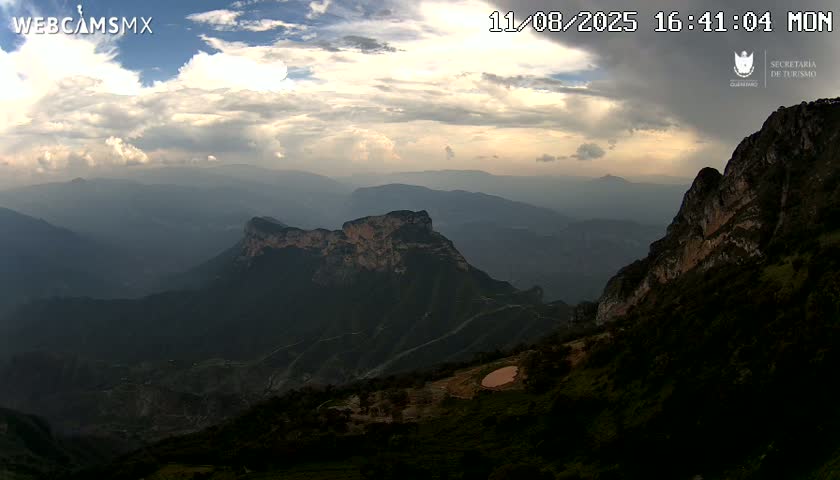 Pinal de Amoles, Mirador Cuatro Palos (Mirador Cuatro Viewpoint) Live Cam - Cadereyta de Montes, Queretaro, Mexico