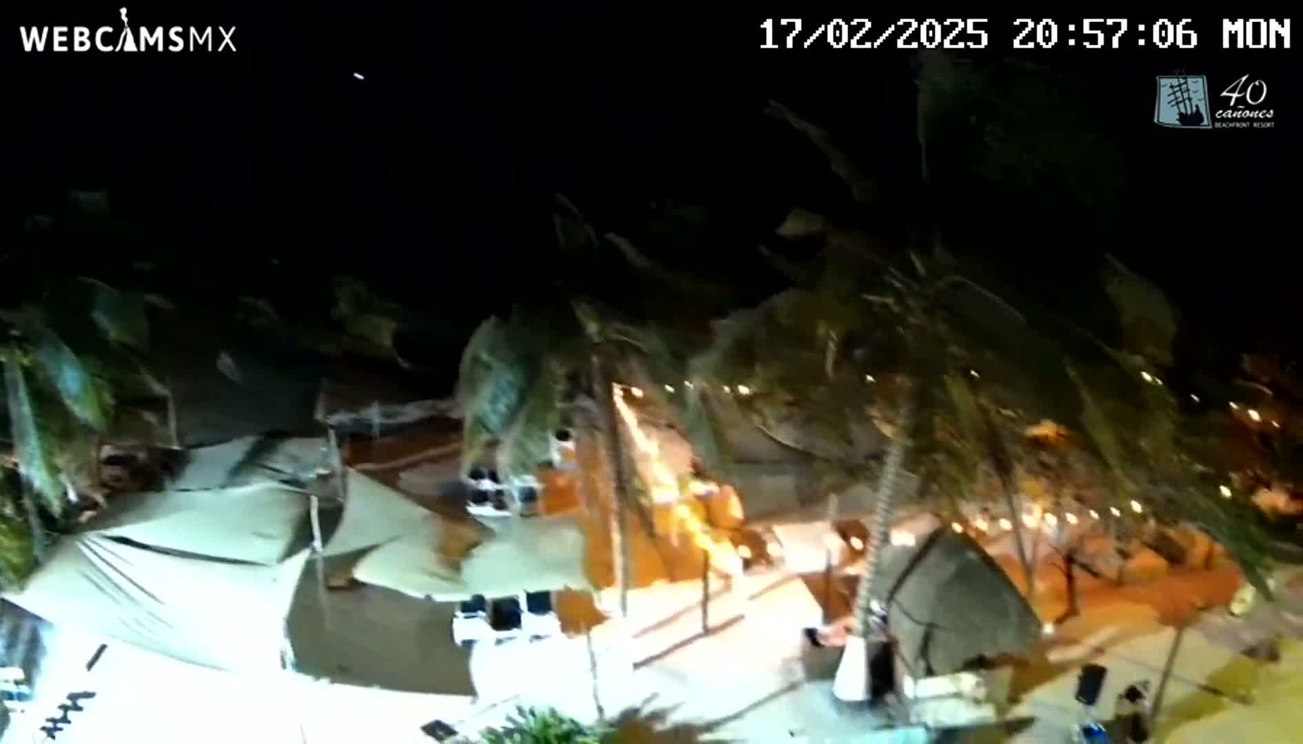 Mahahual Beach Live Cam - Othon P. Blanco,  Quintana Roo, Mexico