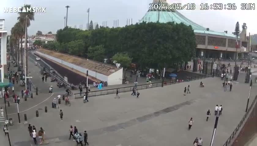 Basílica de Santa Maria de Guadalupe, Basilica of Guadalupe Live Cam - Ciudad de Mexico, CDMX, Mexico