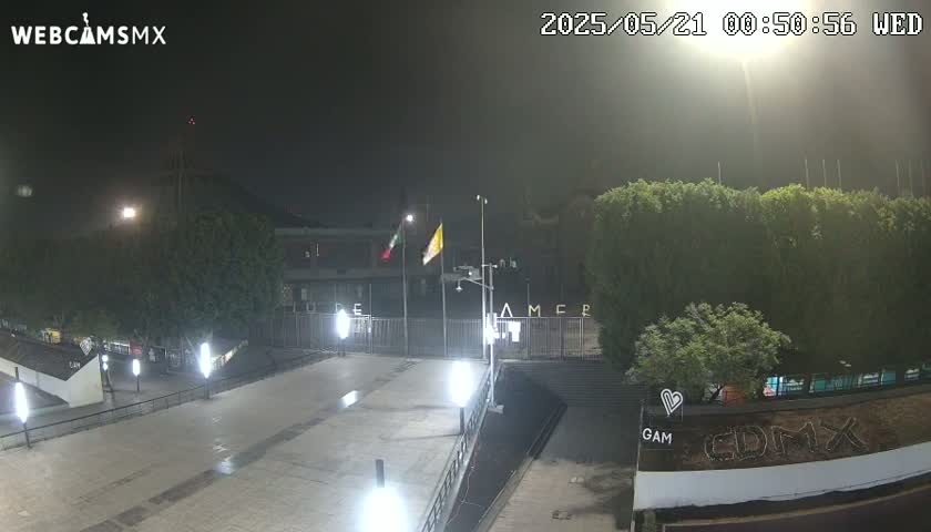 Basílica de Santa Maria de Guadalupe, Basilica of Guadalupe Live Cam - Ciudad de Mexico, CDMX, Mexico