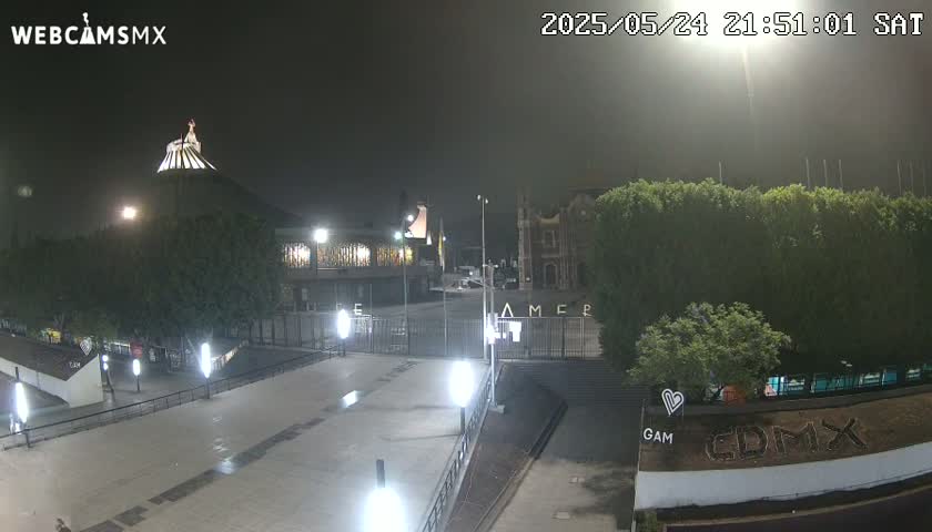 Basílica de Santa Maria de Guadalupe, Basilica of Guadalupe Live Cam - Ciudad de Mexico, CDMX, Mexico