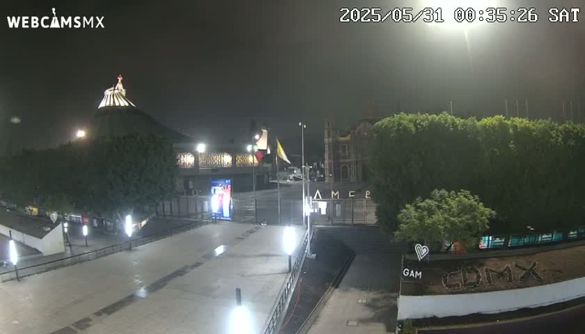 Basílica de Santa Maria de Guadalupe, Basilica of Guadalupe Live Cam - Ciudad de Mexico, CDMX, Mexico