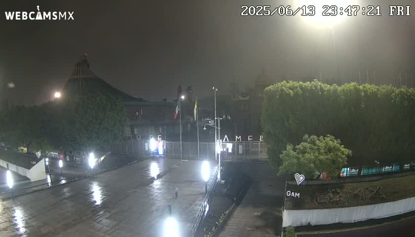 Basílica de Santa Maria de Guadalupe, Basilica of Guadalupe Live Cam - Ciudad de Mexico, CDMX, Mexico