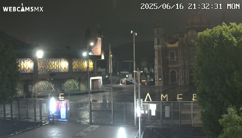 Basílica de Santa Maria de Guadalupe, Basilica of Guadalupe Live Cam - Ciudad de Mexico, CDMX, Mexico