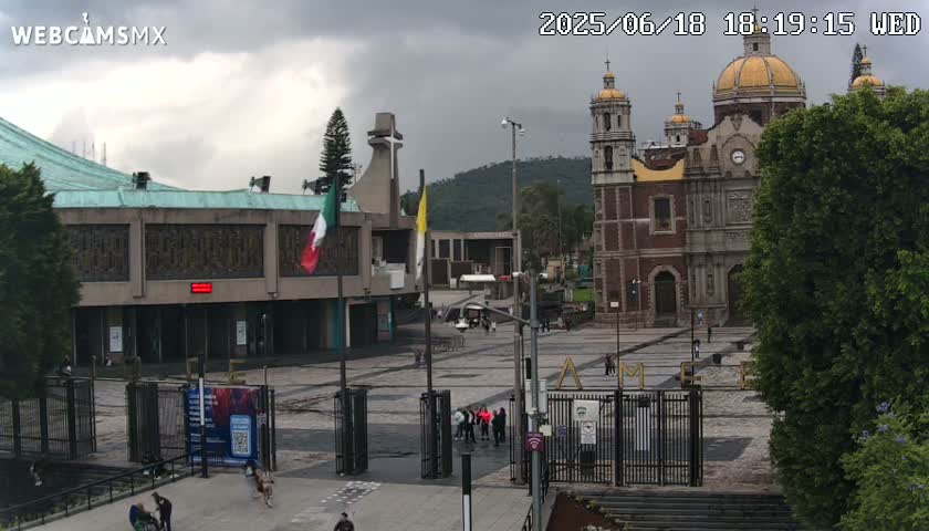 Basílica de Santa Maria de Guadalupe, Basilica of Guadalupe Live Cam - Ciudad de Mexico, CDMX, Mexico