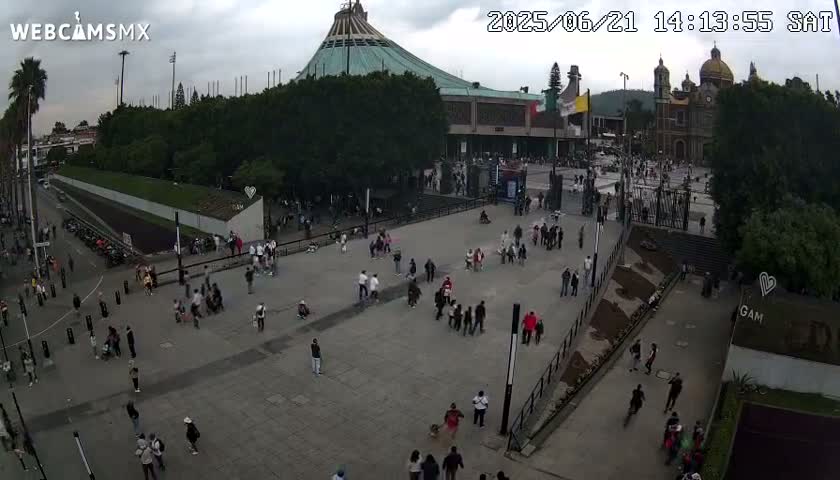Basílica de Santa Maria de Guadalupe, Basilica of Guadalupe Live Cam - Ciudad de Mexico, CDMX, Mexico