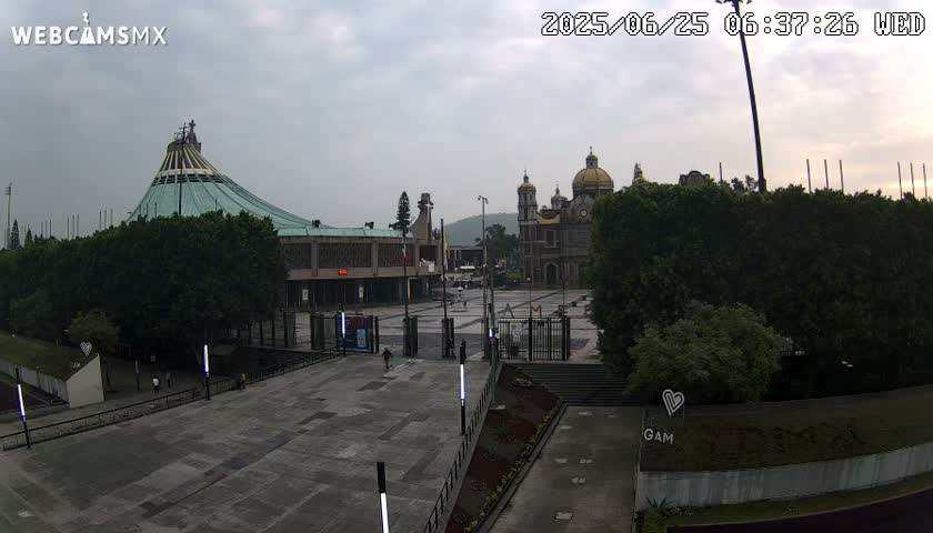 Basílica de Santa Maria de Guadalupe, Basilica of Guadalupe Live Cam - Ciudad de Mexico, CDMX, Mexico