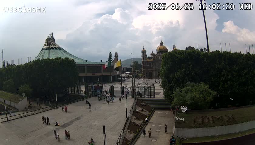 Basílica de Santa Maria de Guadalupe, Basilica of Guadalupe Live Cam - Ciudad de Mexico, CDMX, Mexico
