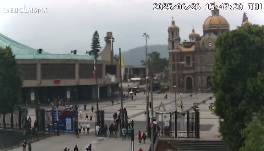 Basílica de Santa Maria de Guadalupe, Basilica of Guadalupe Live Cam - Ciudad de Mexico, CDMX, Mexico