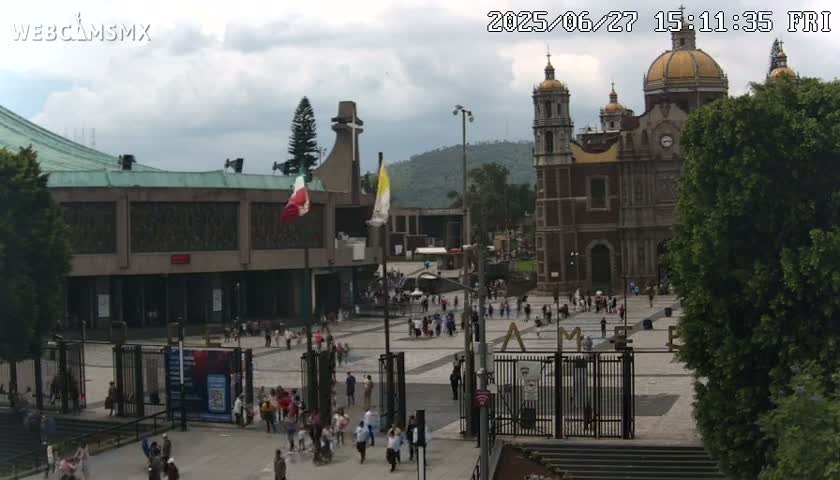Basílica de Santa Maria de Guadalupe, Basilica of Guadalupe Live Cam - Ciudad de Mexico, CDMX, Mexico