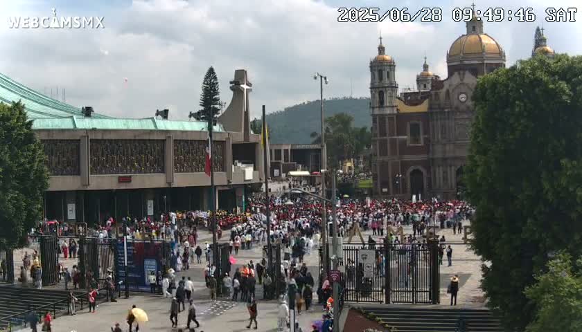 Basílica de Santa Maria de Guadalupe, Basilica of Guadalupe Live Cam - Ciudad de Mexico, CDMX, Mexico