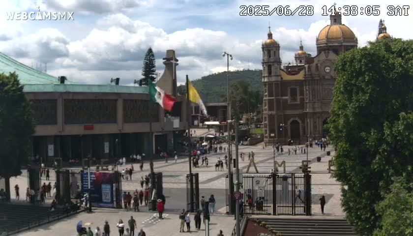 Basílica de Santa Maria de Guadalupe, Basilica of Guadalupe Live Cam - Ciudad de Mexico, CDMX, Mexico