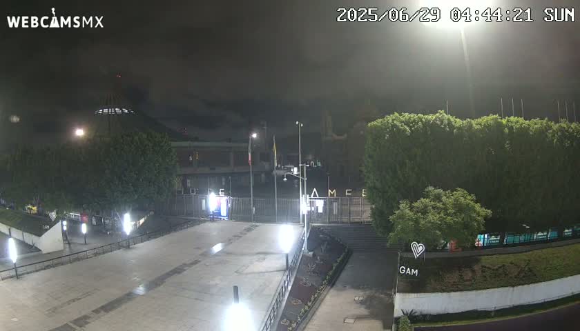 Basílica de Santa Maria de Guadalupe, Basilica of Guadalupe Live Cam - Ciudad de Mexico, CDMX, Mexico