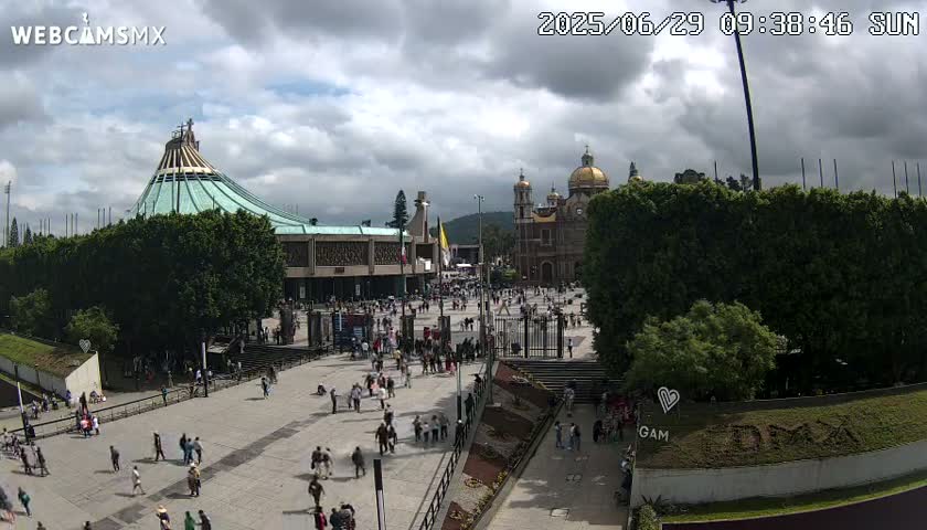 Basílica de Santa Maria de Guadalupe, Basilica of Guadalupe Live Cam - Ciudad de Mexico, CDMX, Mexico