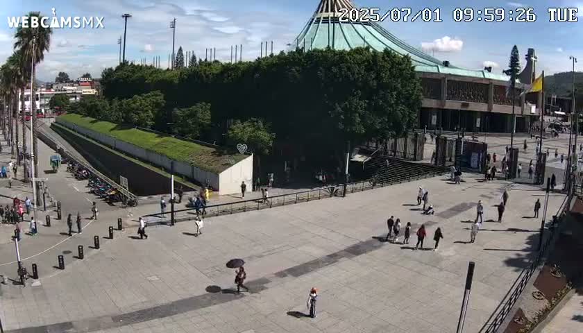 Basílica de Santa Maria de Guadalupe, Basilica of Guadalupe Live Cam - Ciudad de Mexico, CDMX, Mexico