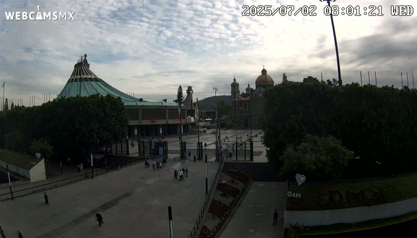 Basílica de Santa Maria de Guadalupe, Basilica of Guadalupe Live Cam - Ciudad de Mexico, CDMX, Mexico
