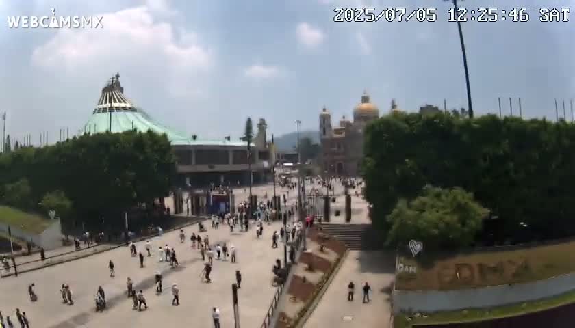 Basílica de Santa Maria de Guadalupe, Basilica of Guadalupe Live Cam - Ciudad de Mexico, CDMX, Mexico