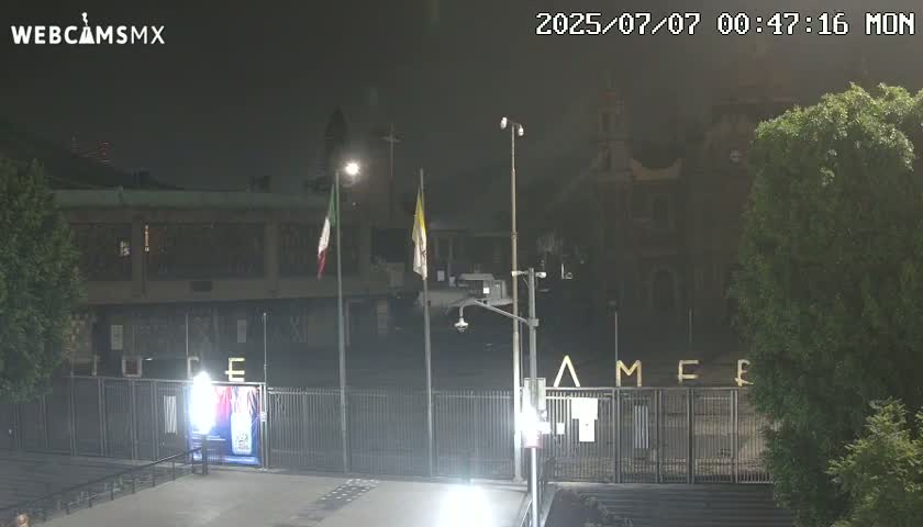 Basílica de Santa Maria de Guadalupe, Basilica of Guadalupe Live Cam - Ciudad de Mexico, CDMX, Mexico
