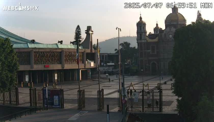 Basílica de Santa Maria de Guadalupe, Basilica of Guadalupe Live Cam - Ciudad de Mexico, CDMX, Mexico