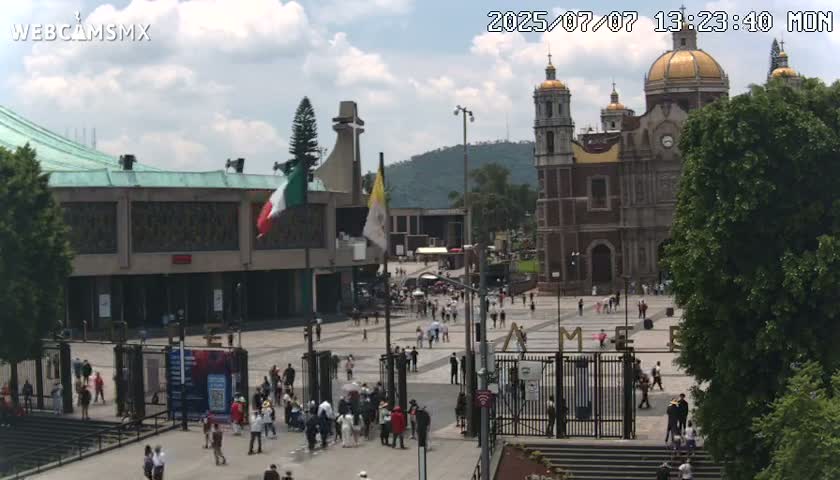 Basílica de Santa Maria de Guadalupe, Basilica of Guadalupe Live Cam - Ciudad de Mexico, CDMX, Mexico