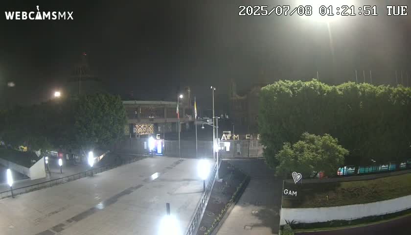Basílica de Santa Maria de Guadalupe, Basilica of Guadalupe Live Cam - Ciudad de Mexico, CDMX, Mexico