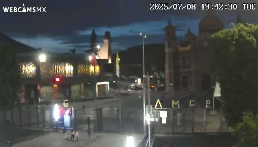 Basílica de Santa Maria de Guadalupe, Basilica of Guadalupe Live Cam - Ciudad de Mexico, CDMX, Mexico